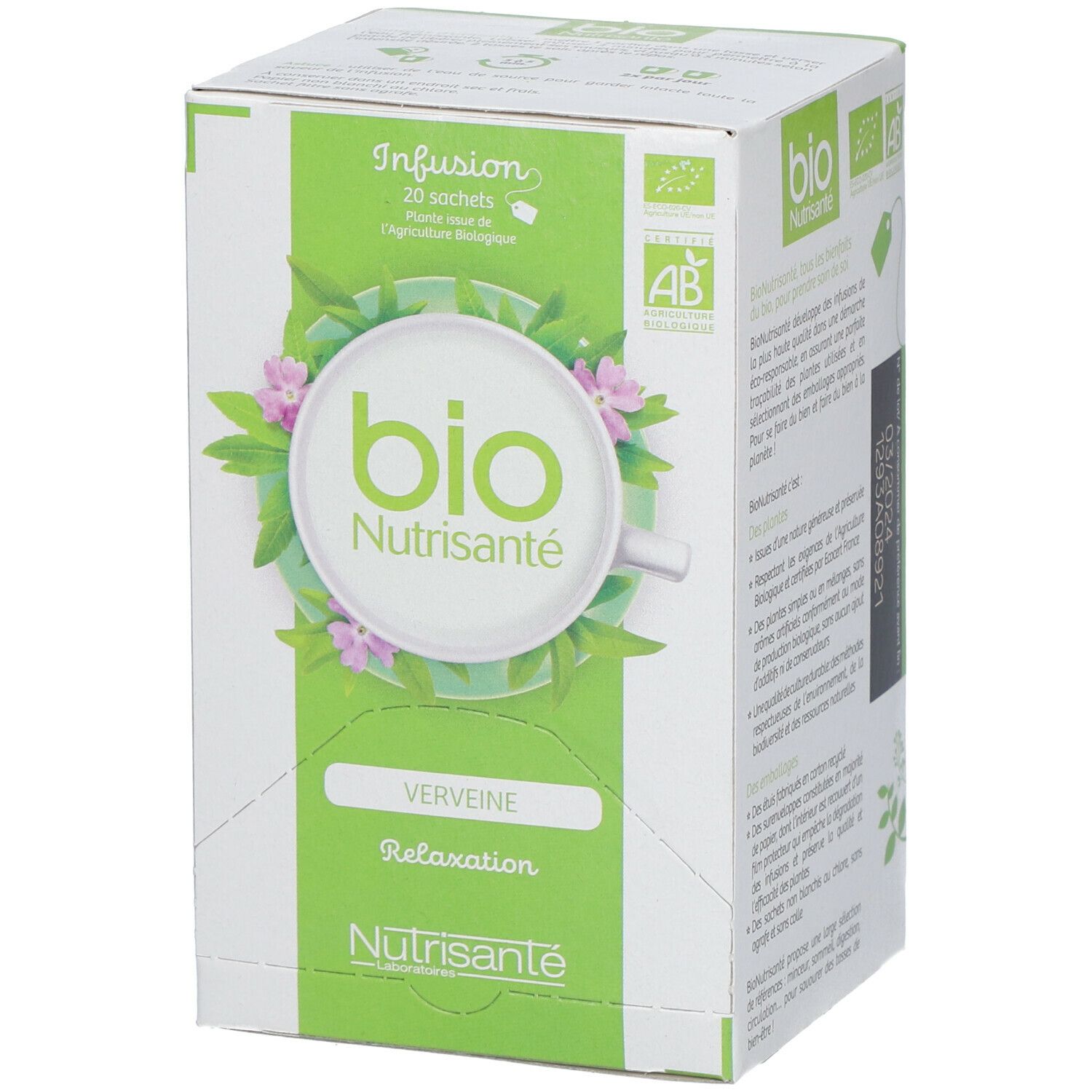 Bio Nutrisant Infusion Verveine Relaxation Pc S Redcare Pharmacie