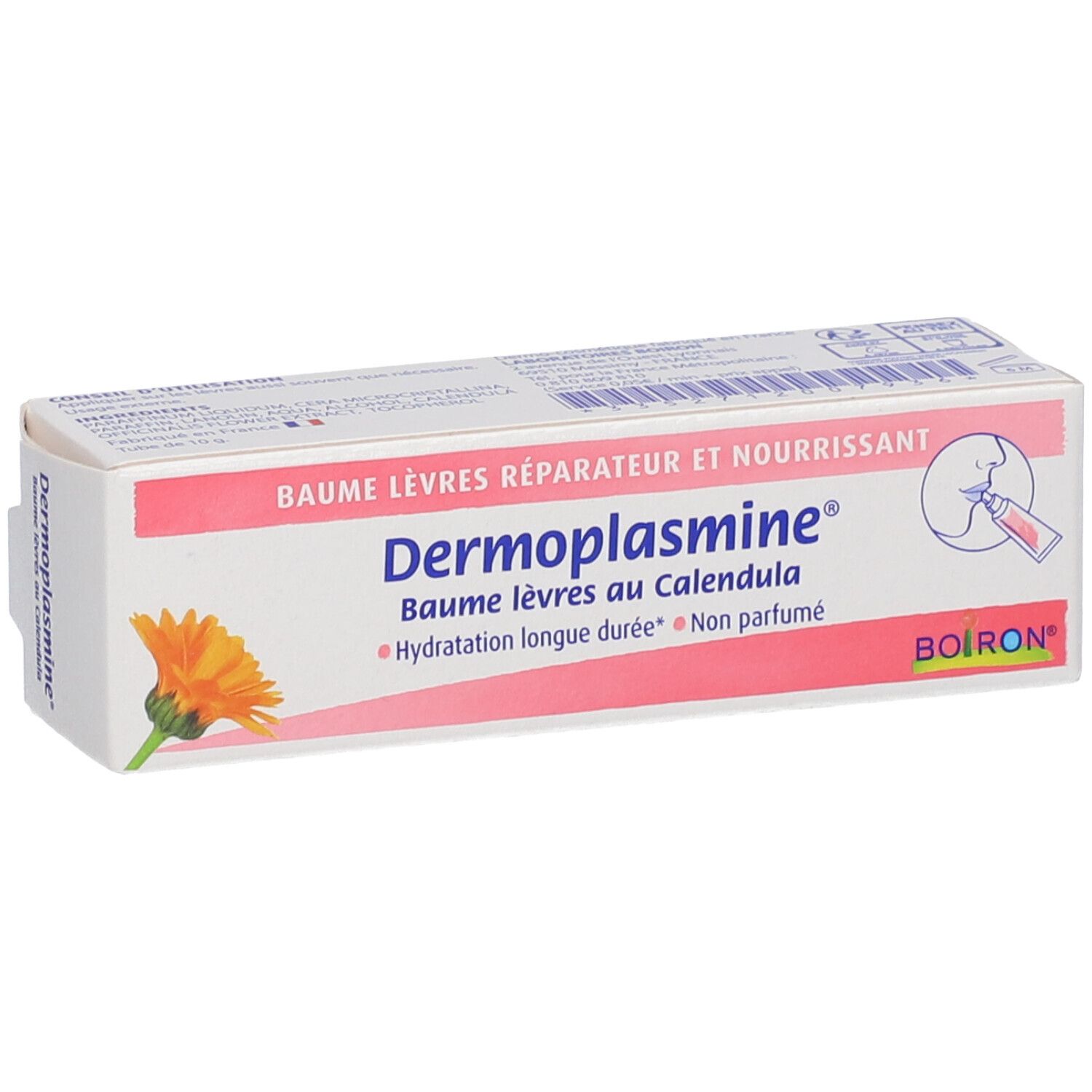 Dermoplasmine Baume Lèvres au Calendula 10 g Redcare Pharmacie