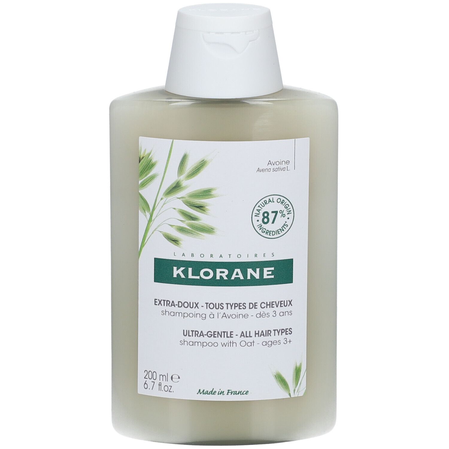 KLORANE Shampoing extra doux à l Avoine BIO 200 ml Redcare Pharmacie