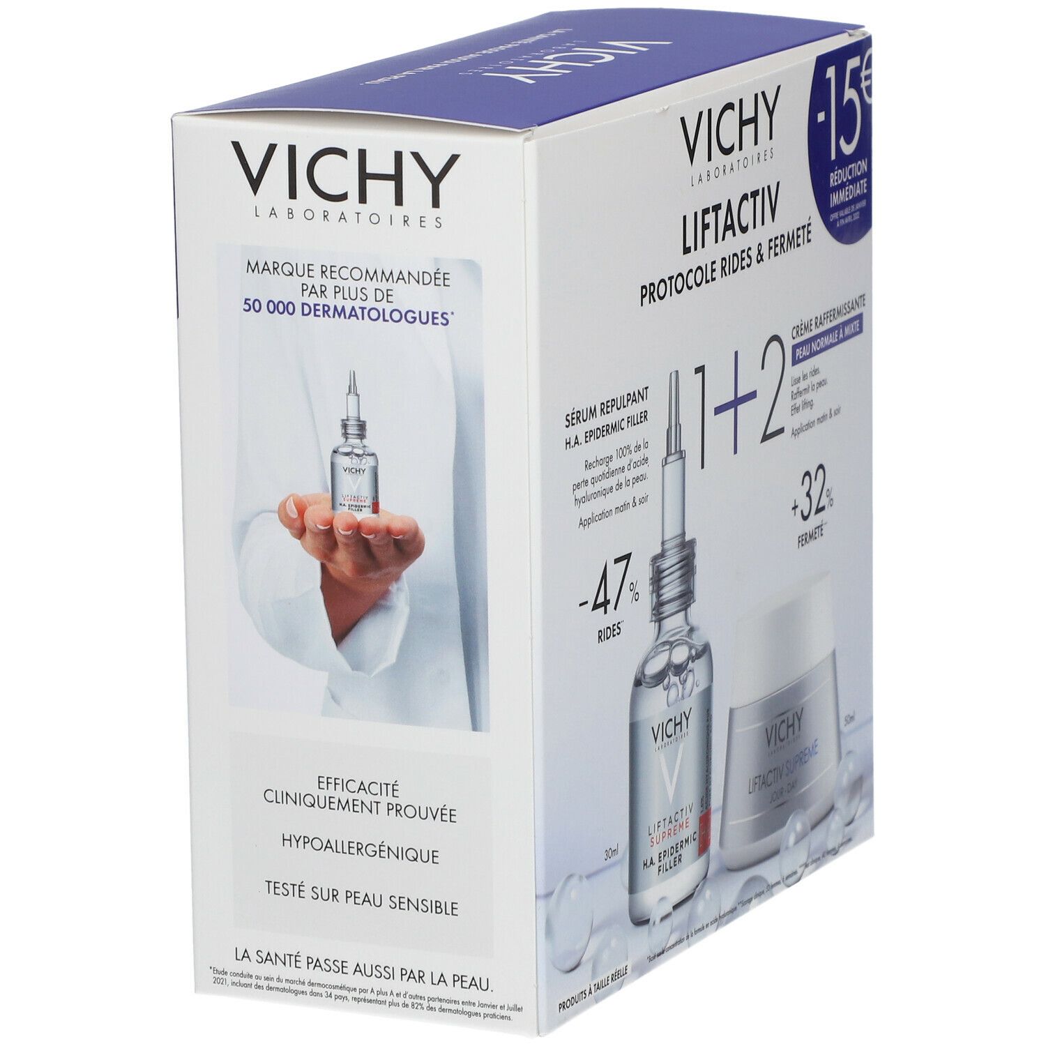 Vichy Coffret Liftactiv Supr Me H A Epidermic Filler S Rum Cr Me