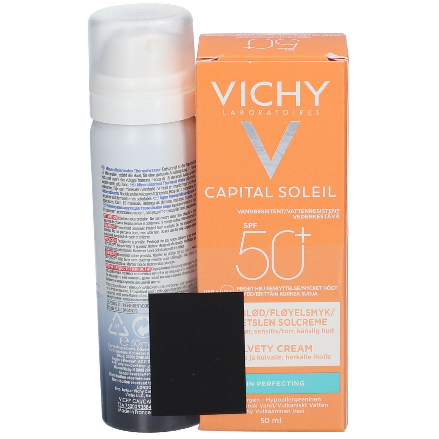 VICHY Capital Soleil Crème Onctueuse SPF 50 Eau Thermale