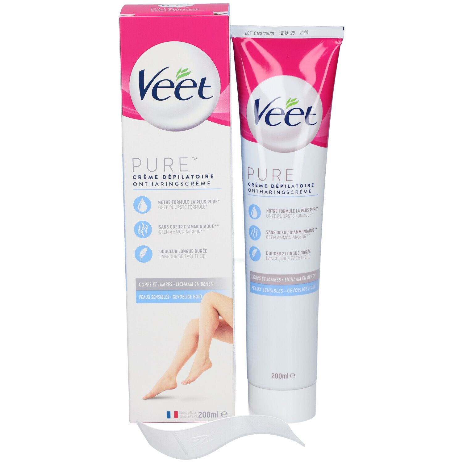 Veet Minima Crème dépilatoire Peau sensible 200 ml Redcare Pharmacie