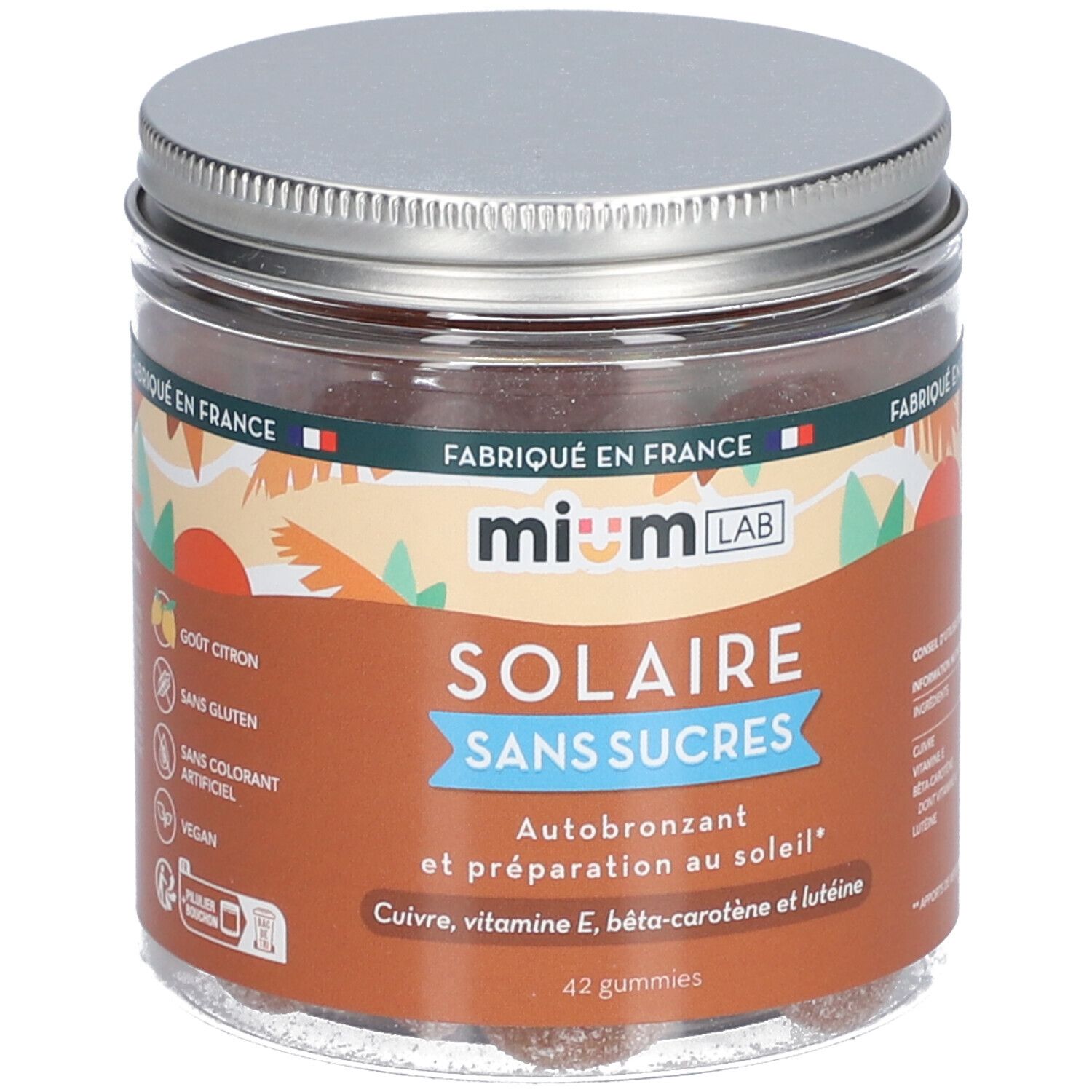 Mium Lab Gummies Solaire 42 Pc S Redcare Pharmacie