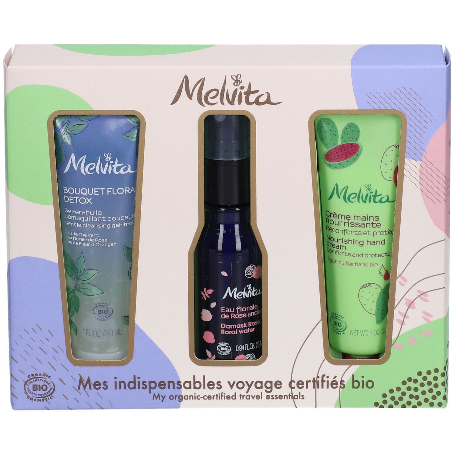 Melvita Coffret Mes Indispensables Voyage Certifi S Bio Ml Redcare