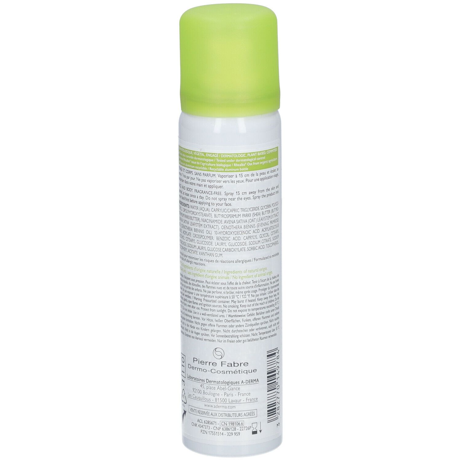 A Derma Exomega Control Spray Mollient Anti Grattage Ml Redcare