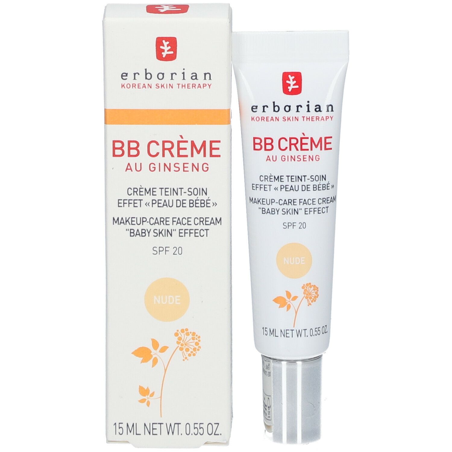 erborian BB Crème au Ginseng Nude 15 ml Redcare Pharmacie