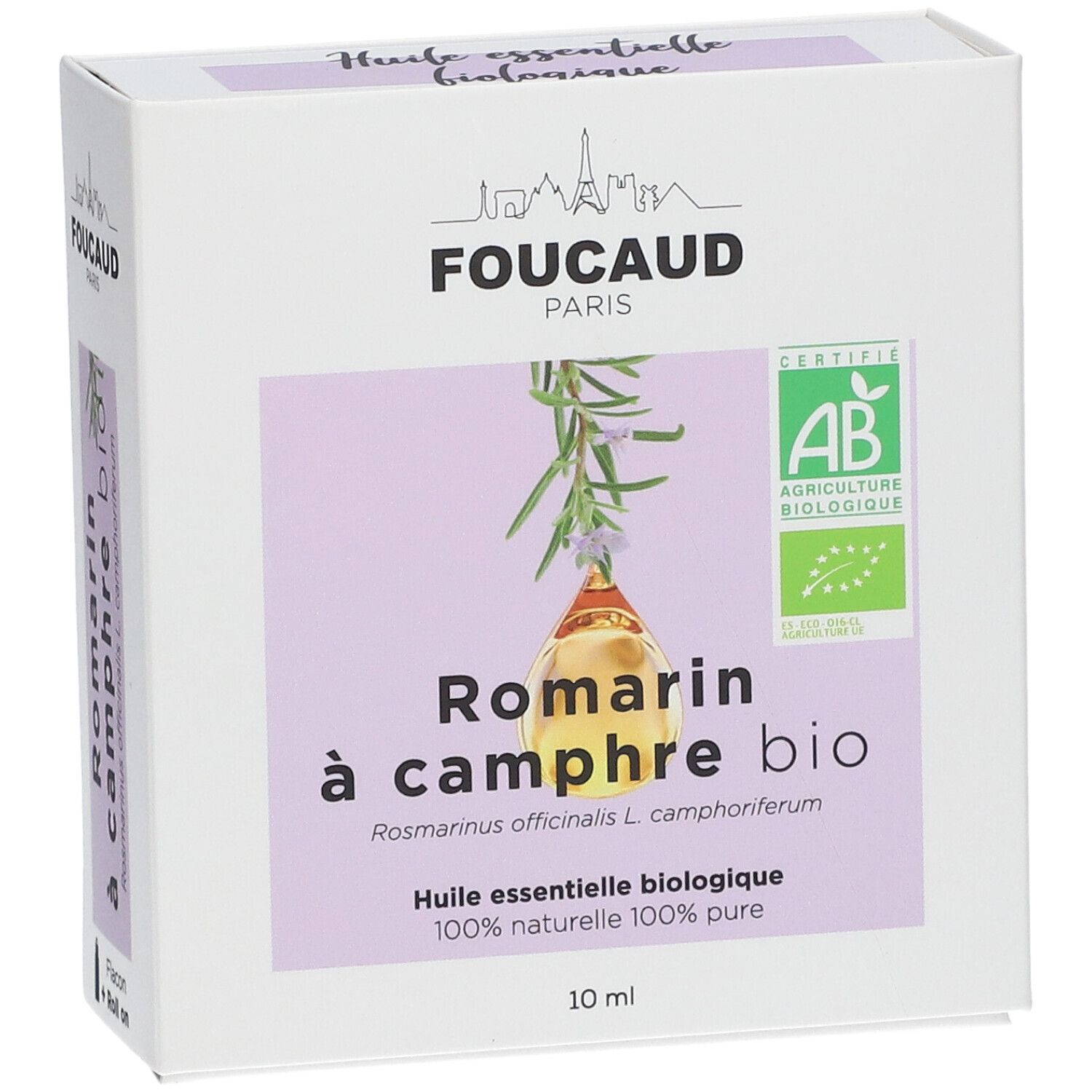 FOUCAUD Huile Essentielle Romarin Camphre Bio 10 Ml Redcare Pharmacie