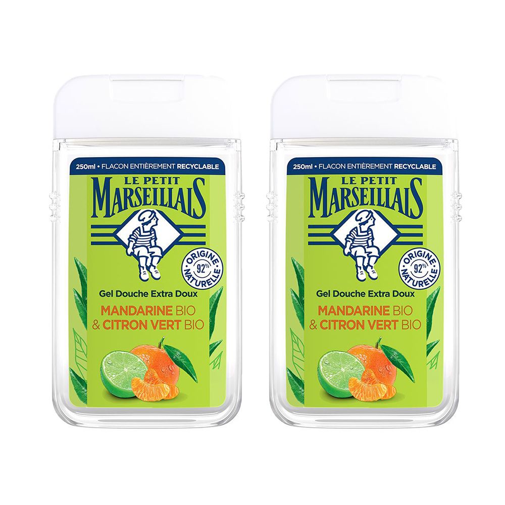 Le Petit Marseillais Gel Douche Bain Extra Doux Mandarine Bio