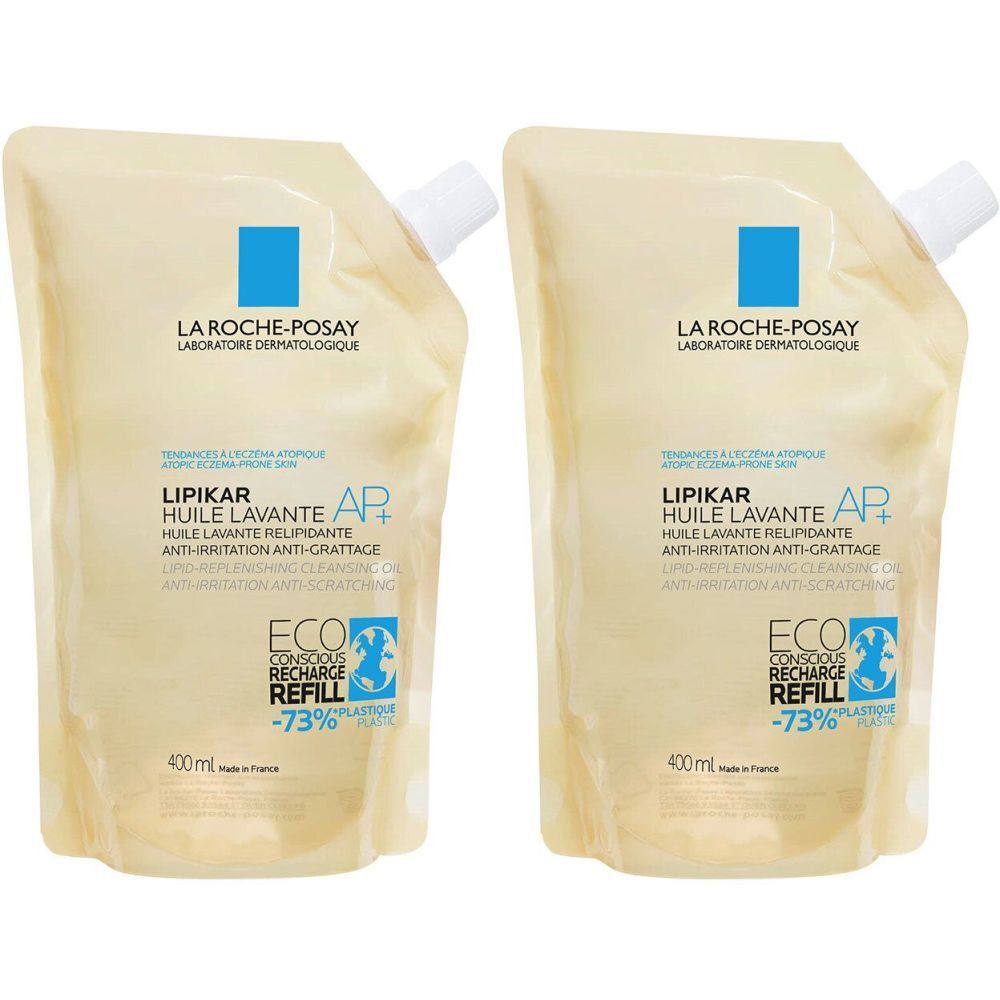 LA ROCHE POSAY LIPIKAR AP Huile Lavante 2x400 Ml Redcare Pharmacie