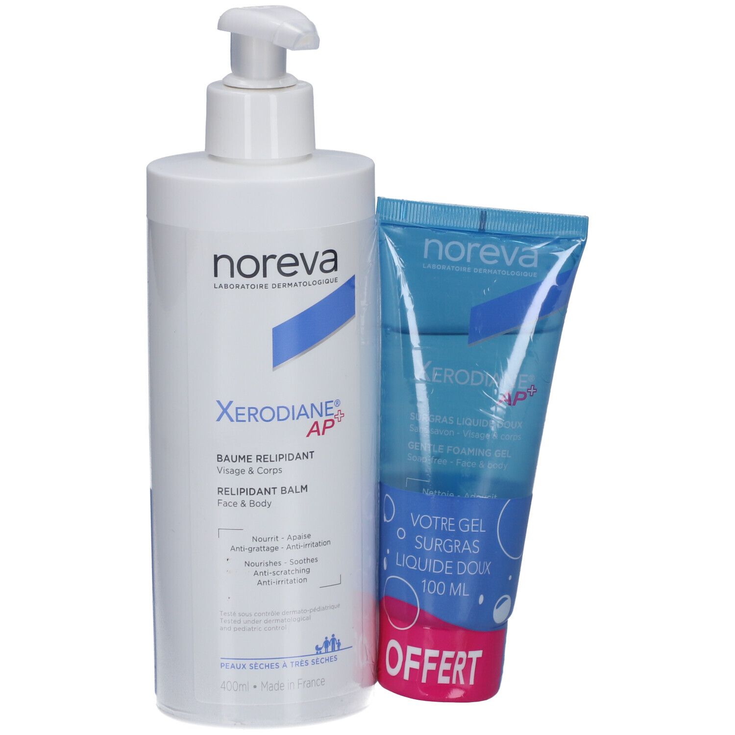 Noreva Xerodiane AP Baume Nutritif Relipidant Gel Surgras Doux 500