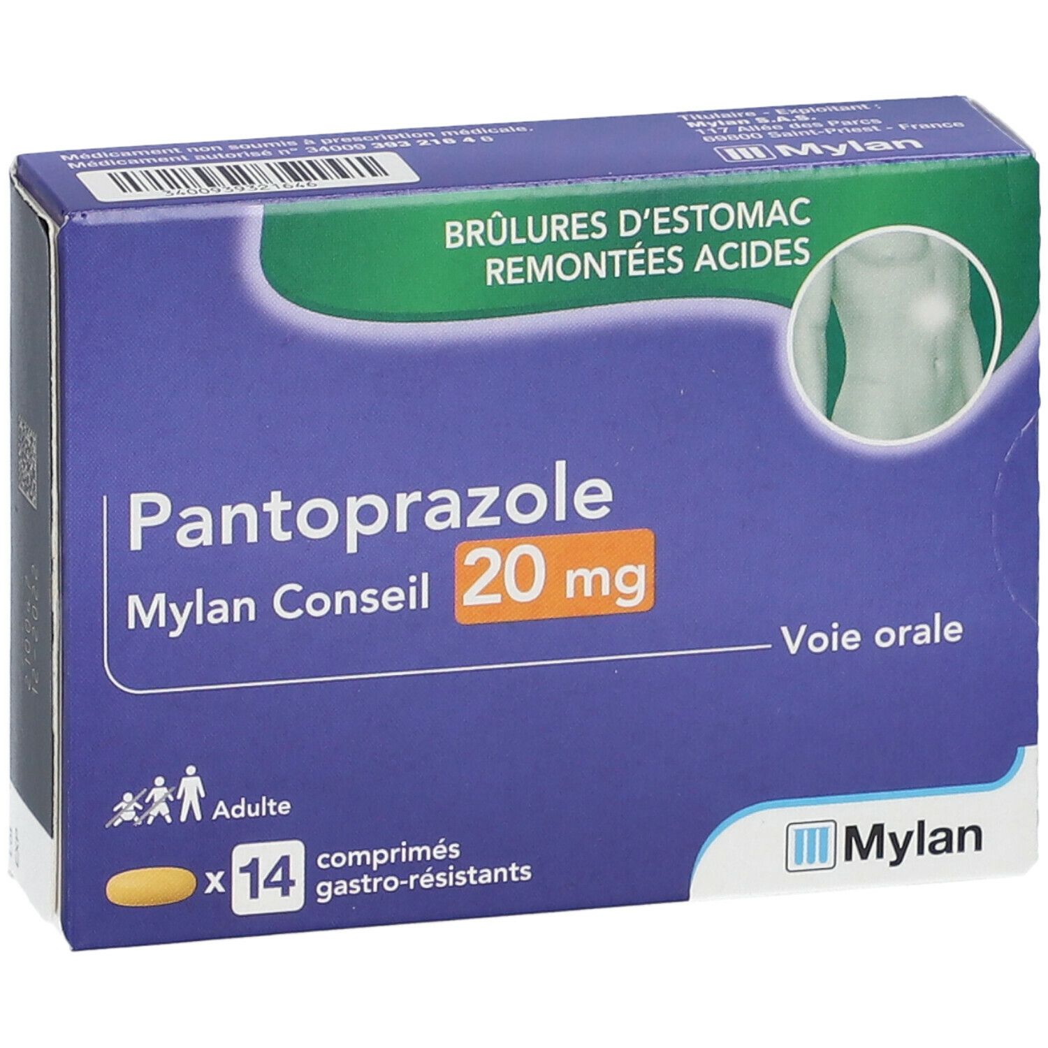 Pantoprazole Mylan Conseil Mg Pc S Redcare Pharmacie