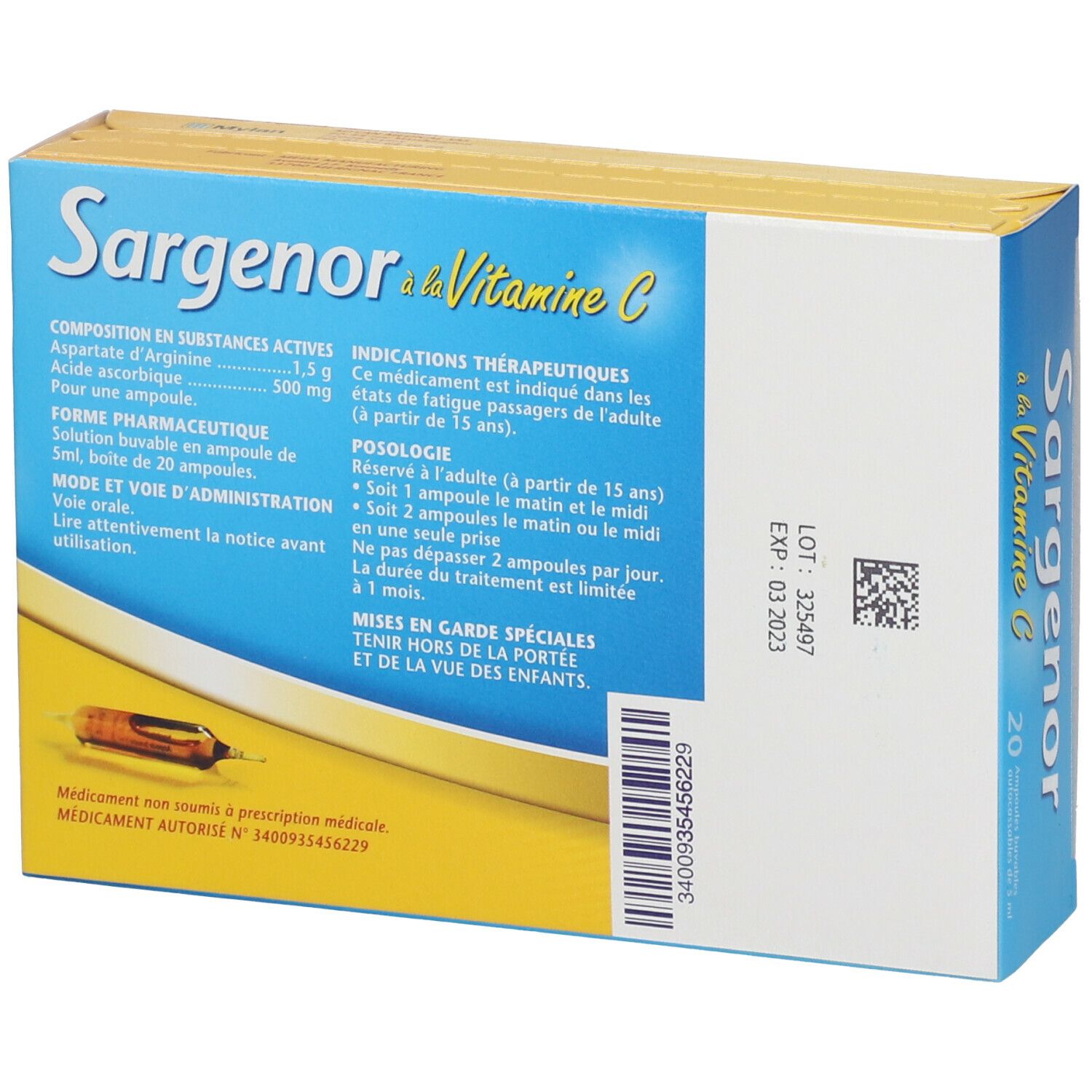 Sargenor à la Vitamine C 100 ml Redcare Pharmacie