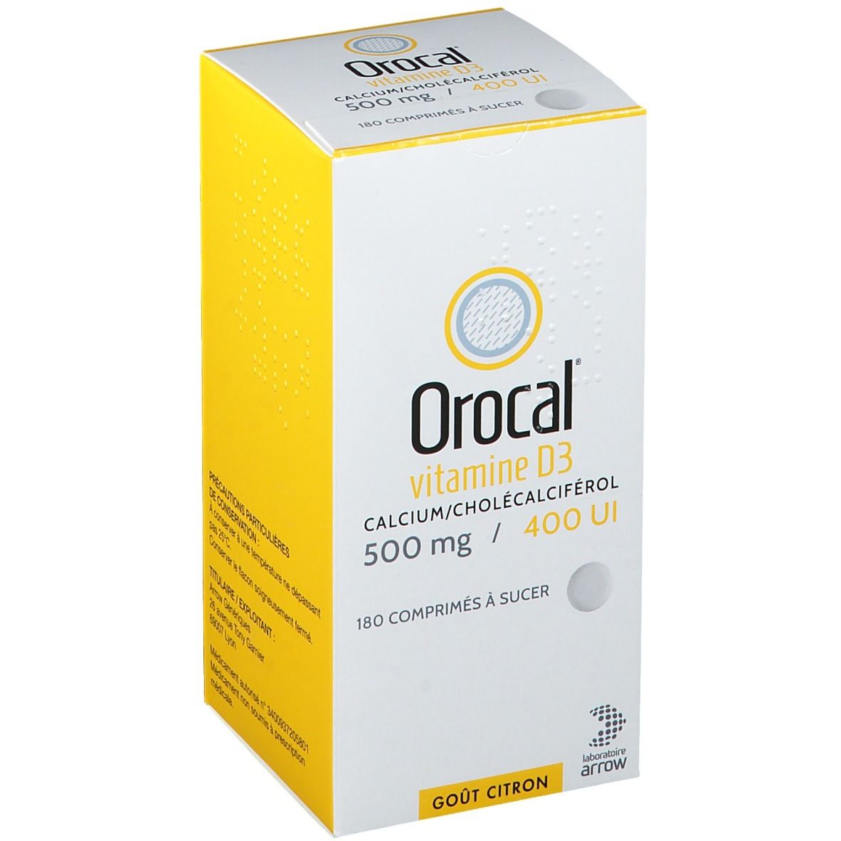 Orocal Vitamine D Mg Ui Pc S Redcare Pharmacie