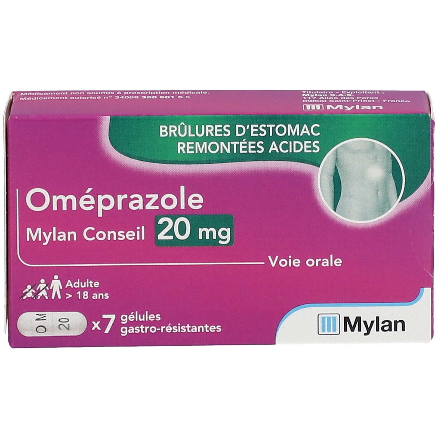 Om Prazole Mylan Conseil Mg Pc S Redcare Pharmacie