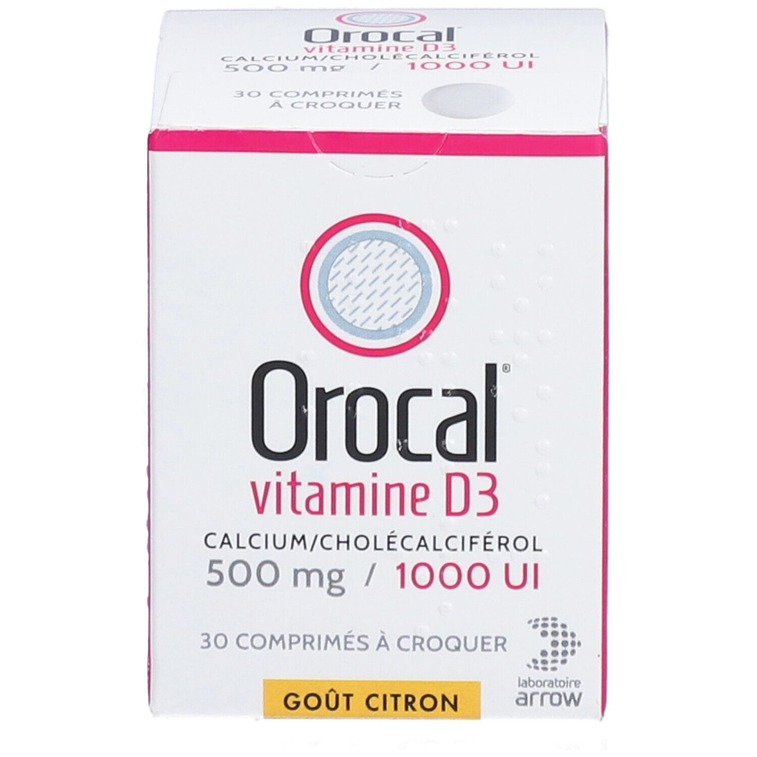 Orocal Vitamine D Mg Ui Comprim Croquer Bo Te De