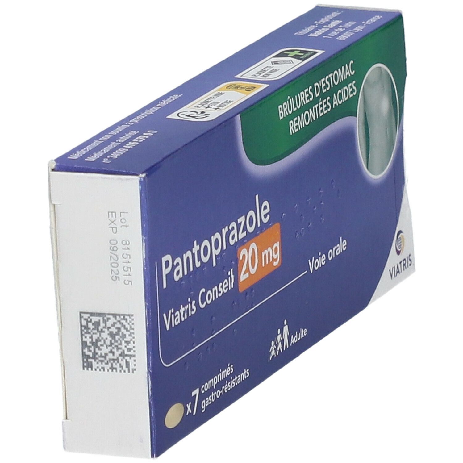 Pantoprazole Viatris Conseil 20 Mg 7 Pc S Redcare Pharmacie