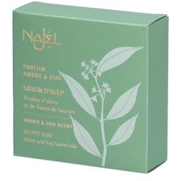 Najel Savon d’Alep parfum ambre & oud aux huiles d’olive et de laurier