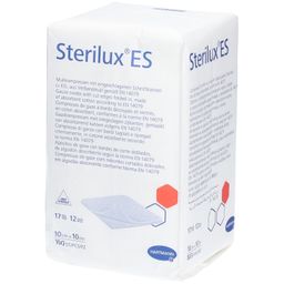 Hartmann Stérilux® ES Compresses de gaze hydrophiles 12 Plis 10 x 10 cm