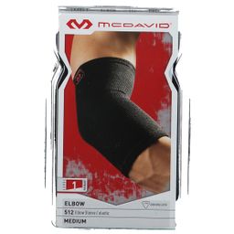 McDavid® Elbow Coudière Élastique 512 noir Taille M