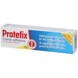 Protefix Crème adhésive | Fixation extra forte pour votre dentier | + 10 % GRATUITS