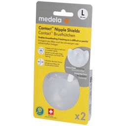 Medela Bouts de sein Contact L (par paire) Avec Boîte de Rangement