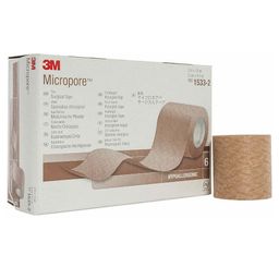 3M™ Micropore™ Sparadrap Chirurgical Beige 5 cm x 9,1 m