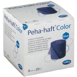 Peha-haft® Color blue 8 cm x 20 m