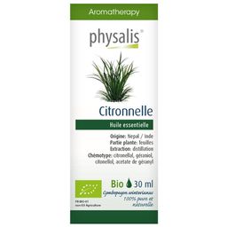 Physalis® Citronnelle de Java Huile Essentielle Bio