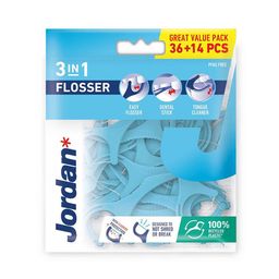 Jordan Flosser 3-en-1 Fil Dentaire