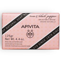 Apivita Savon naturel Rose & Poivre noir