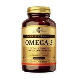 Solgar Omega-3 Double Strength Huile de poisson