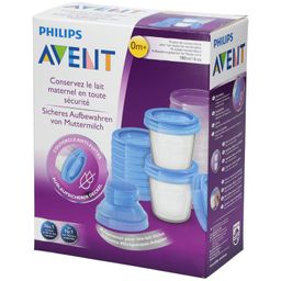 Philips Avent 10 pots de conservation pour le lait maternel