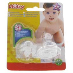 Nûby Tétine anti-colique pour biberon à col standard – débit variable 1.2.3