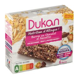 Dukan® Barres au Chocolat et Noisettes