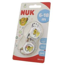 NUK® Lot de 2 sucettes Le Roi Lion 6-18 Mois