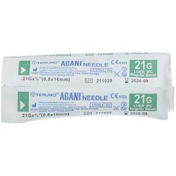 Terumo Agani Aiguilles 21G 5/8 Verte