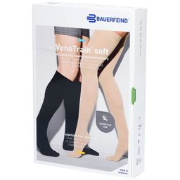 Bauerfeind® VenoTrain® Soft Ag C2 Normal Court Bout Fermé Caramel Extra Large