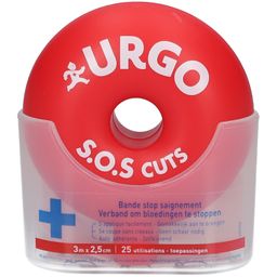 URGO SOS Coupures Bande Auto-Adhérente 3m x 2,5 cm