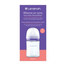 Lansinoh Biberon en Verre + Tétine