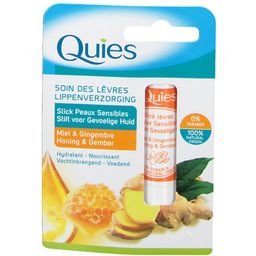 Quies® Stick Lèvres Peau Sensible Miel & Gingembre