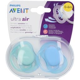 Avent Sucette Ultra Air Mix Silicone 0-6 mois (Couleur non sélectionnable)