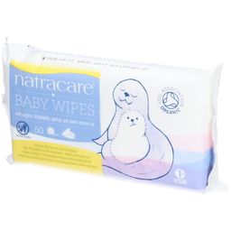 Natracare Baby Wipes avec coton biologique, camomille et huiles naturelles
