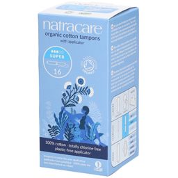 Natracare Tampons en coton biologique avec applicateur - Super