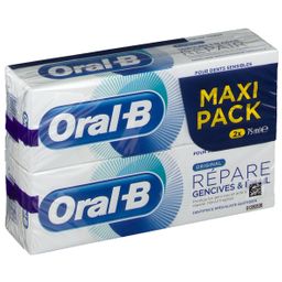Oral B Dentifrice Gomme & Email Repair Original 2 x 75 ml