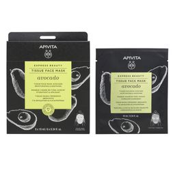 Apivita Express Beauty Masque Visage en Tissue à l'Avocado