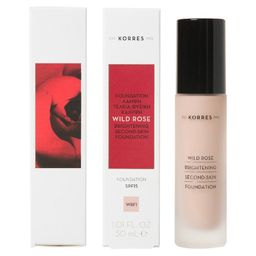 KORRES WILD ROSE Fond de Teint Seconde Peau Éclat WRF1