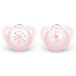 NUK Sucette perfectionnée Baby Rose & Blue​ - Rose 0-6 Mois​ (Couleur non sélectionnable)