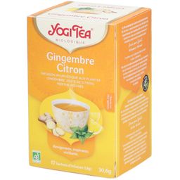 Yogi Tea Gingembre Citron – Infusion ayurvédique bio au gingembre et citron