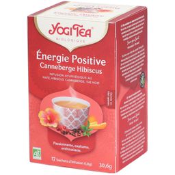 YOGI TEA® Énergie Positive Canneberge Hibiscus