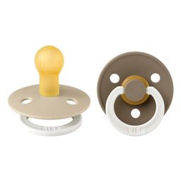 BIBS® BIBS COULEUR Tétines Nuit Vanille - Châssis 0 - 6 mois Taille 1